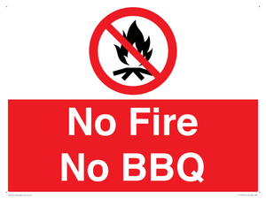 No Fire No BBQ